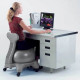 Fit Ball Chair (Back Support)