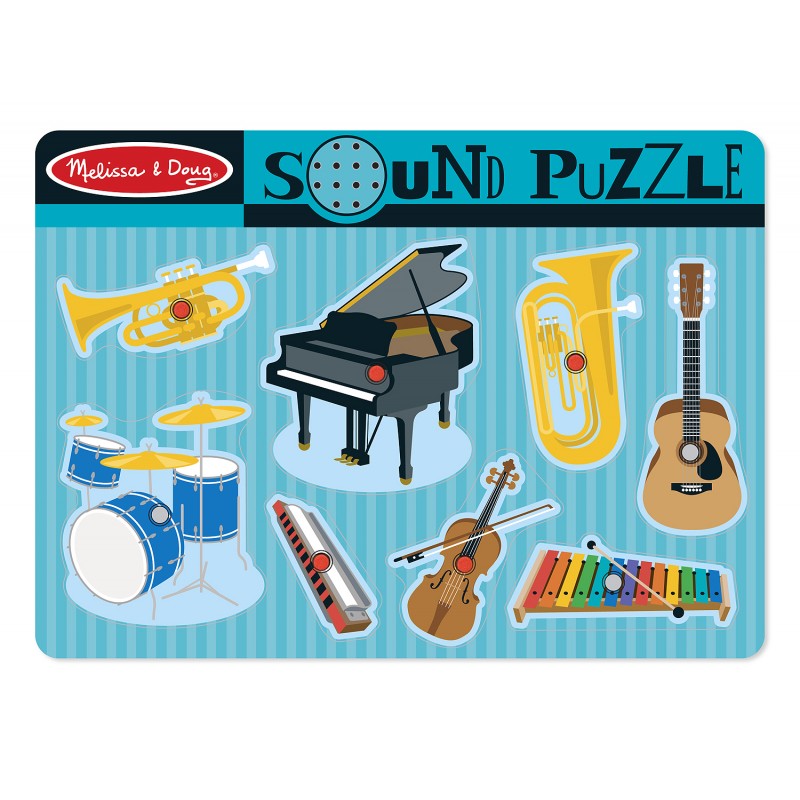 Musical Instruments Sound Puzzle - 8 Pieces