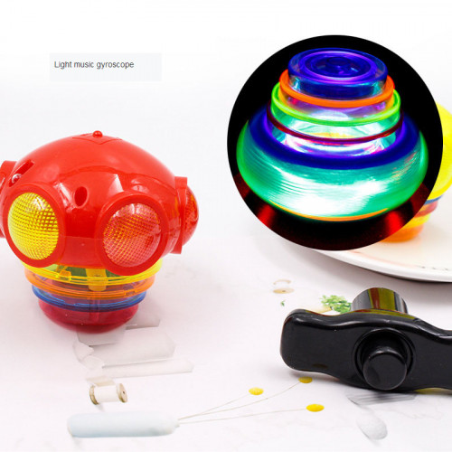 Ufo Light & Music Spinning Gyro Top