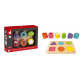 I Wood Shapes & Sounds 6-Block Puzzle (Janod))