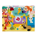 Janods-Tactile Puzzle - Forest Pets 20pcs