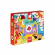 Janods-Tactile Puzzle - Forest Pets 20pcs