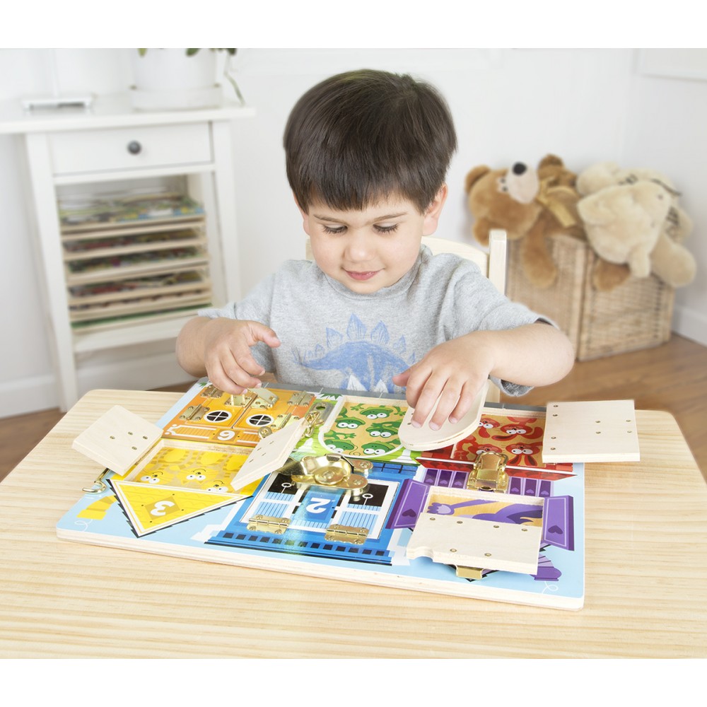 wooden latches board