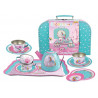 Unicorn Tin Tea Set In Carry Case