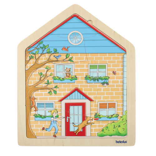 "Home" Layer Puzzle (Glow in the Dark) - Beleduc