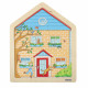 "Home" Layer Puzzle (Glow in the Dark) - Beleduc