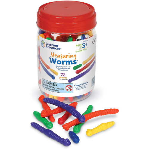 Measuring Worms  Early Math Game (72pcs) – Learning Resources