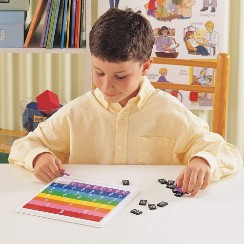 Rainbow Fraction Tiles  with Tray – Learning Resources