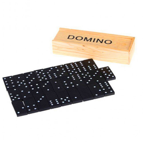 Dominos In Wooden Box