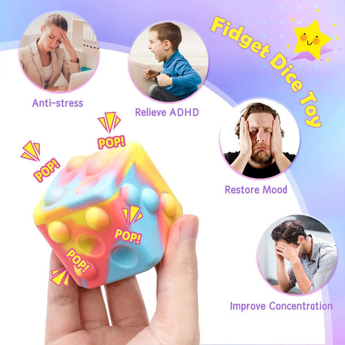 Dice Bubble Popper Fidget