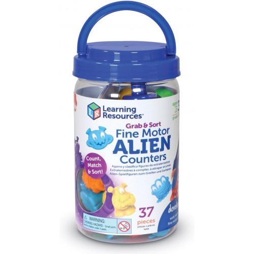 GRAB & SORT FINE MOTOR ALIEN COUNTERS – LEARNING RESOURCES
