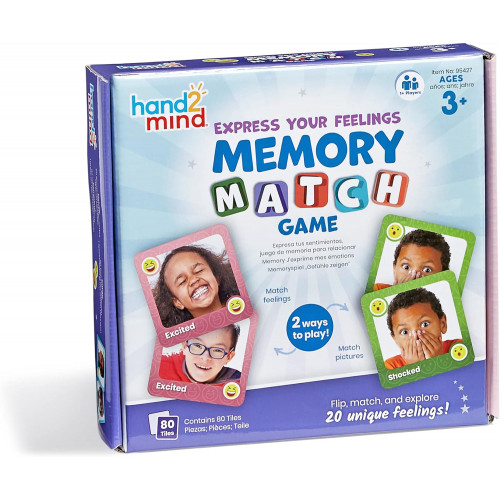 Express Your Feelings Memory Match Game - Hand 2 Mind