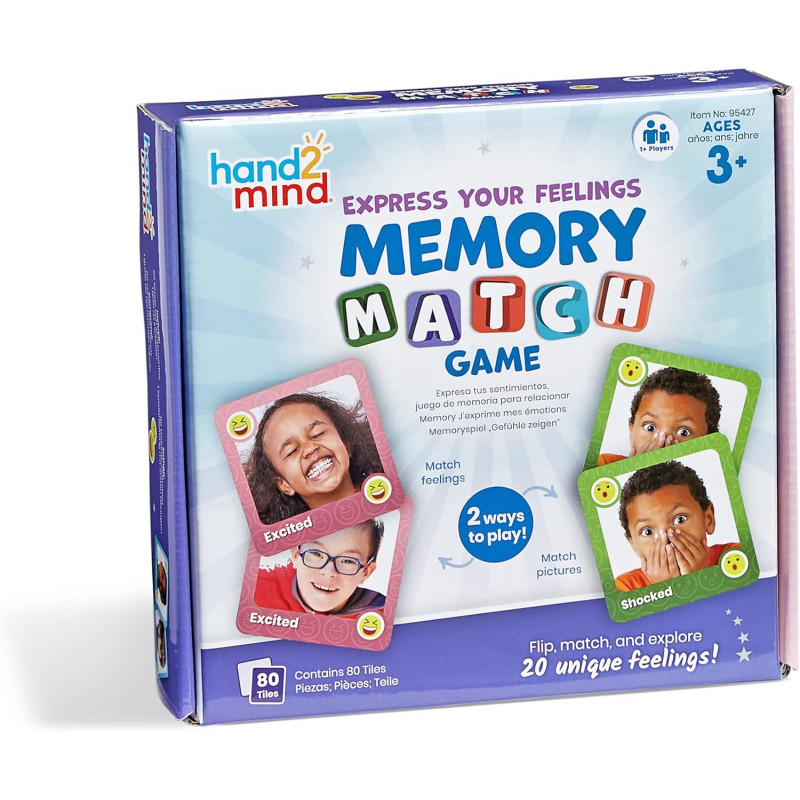 Express Your Feelings Memory Match Game - Hand 2 Mind