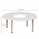Emmanuele Table with Hole