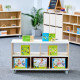 PALERMO 5-CUBE 2-LAYER WOODEN SHELF - Beleduc
