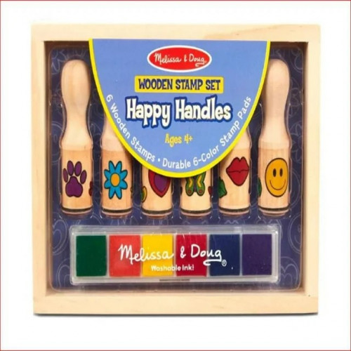 Wooden Handle Stamp Set - Melissa & Doug