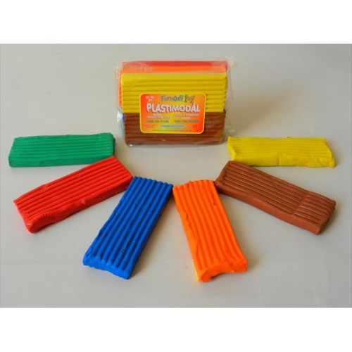 Funstuff® Plastimodal Modelling Material 500g Rainbow
