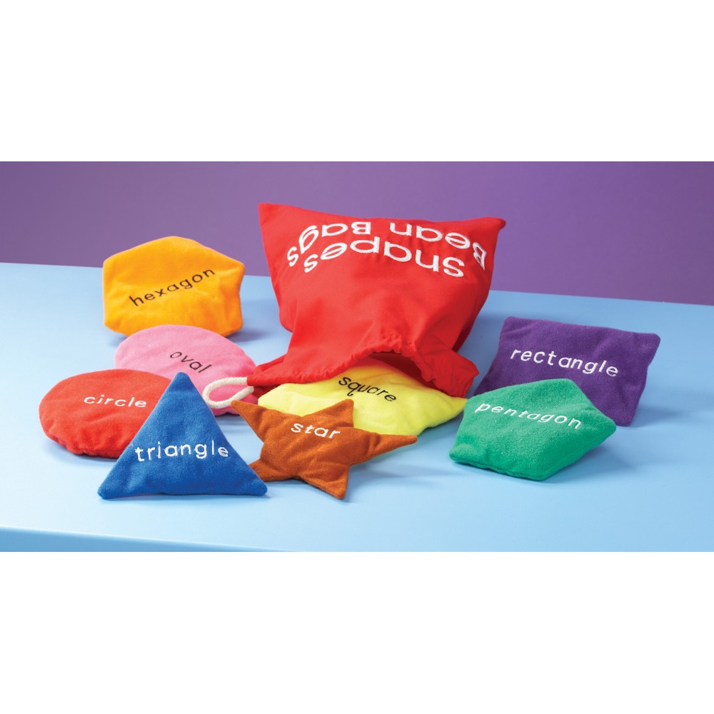 Educational Insights Washable Shapes Bean bags